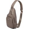 imageBaggallini Womens Central Park Sling 12quotx7quot Crossbody Bag WConvertible Adjustable Shoulder StrapDark Umber Heritage