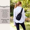 imageBaggallini Womens Central Park Sling 12quotx7quot Crossbody Bag WConvertible Adjustable Shoulder StrapMarigold