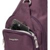 imageBaggallini Womens Central Park Sling 12quotx7quot Crossbody Bag WConvertible Adjustable Shoulder StrapPlum Heritage