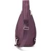 imageBaggallini Womens Central Park Sling 12quotx7quot Crossbody Bag WConvertible Adjustable Shoulder StrapPlum Heritage