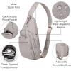 imageBaggallini Womens Central Park Sling 12quotx7quot Crossbody Bag WConvertible Adjustable Shoulder StrapStone Heritage