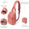 imageBaggallini Womens Central Park Sling 12quotx7quot Crossbody Bag WConvertible Adjustable Shoulder StrapTerracotta Gloss Ripstop