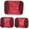 imageBaggallini Compression Cube 3piece set  Lightweight Compression Packing Cubes for TravelScarlet