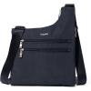 imageBaggallini Drift Slimg Crossbody Bag for Women 106quotx13quot Lightweight WaterResistant Travel Handbags RFID Card SlotsFrench Navy