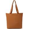 imageBaggallini Swift Tote Bag for Women  Lightweight 12x16 Nylon Zipped Travel Carry On Bag wLuggage SleeveBlite Caramel