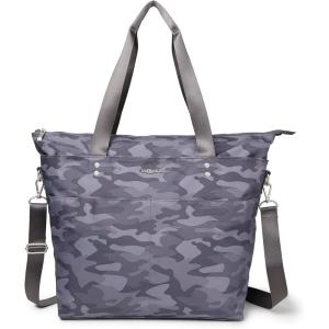 imageBaggallini Carryall Tote Bag  Crossbody Tote Bag for WomenDark Grey Camo