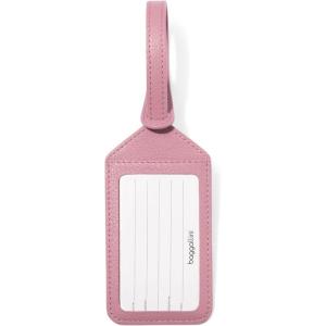 imageBaggallini Luggage Tag  25quotx4quot Lightweight Travel Essential Suitcase TagDusty Mauve
