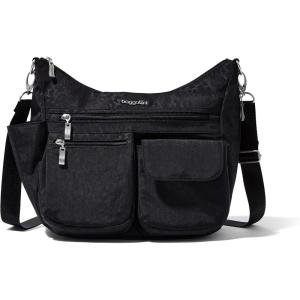 imageBaggallini Modern Everywhere Crossbody Women 11x9x45 RFID Hobo BagBlack Cheetah Emboss