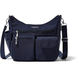 imageBaggallini Modern Everywhere Crossbody Women 11x9x45 RFID Hobo BagFrench Navy
