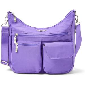 imageBaggallini Modern Everywhere Crossbody Women 11x9x45 RFID Hobo BagLavender Surf