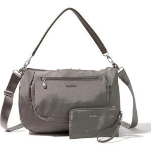 imageBaggallini Modern Everywhere Half Moon MessengerSterling Shimmer
