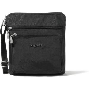 imageBaggallini Pocket Crossbody Bags for Women 8x8 Small Lightweight Durable WaterResistant Travel Purse WRFIDBlack Cheetah