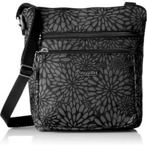 imageBaggallini Pocket Crossbody Bags for Women 8x8 Small Lightweight Durable WaterResistant Travel Purse WRFIDMidnight Floral