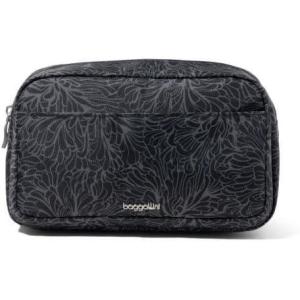 imageBaggallini Unisexs Pocket Cosmetic with Brush OrganizationMidnight Blossom Print