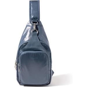 imageBaggallini Womens Central Park Sling 12quotx7quot Crossbody Bag WConvertible Adjustable Shoulder StrapMist Gloss Ripstop