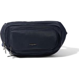 imageBaggallini Womens On The Go Large Belt Bag Waist PackFrench Navy Twill