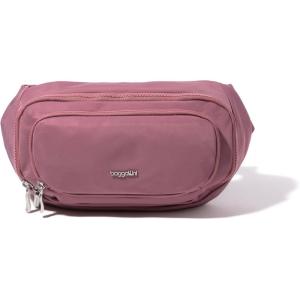 imageBaggallini Womens On The Go Large Belt Bag Waist PackMauve Twill