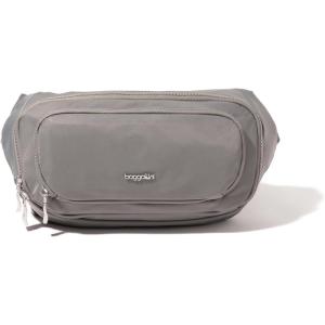 imageBaggallini Womens On The Go Large Belt Bag Waist PackSteel Grey Twill