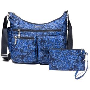 imageEverywhere Bagg Crossbody Women 11x9 Lightweight Nylon Hobo WaterResistant Travel Bag WRFID