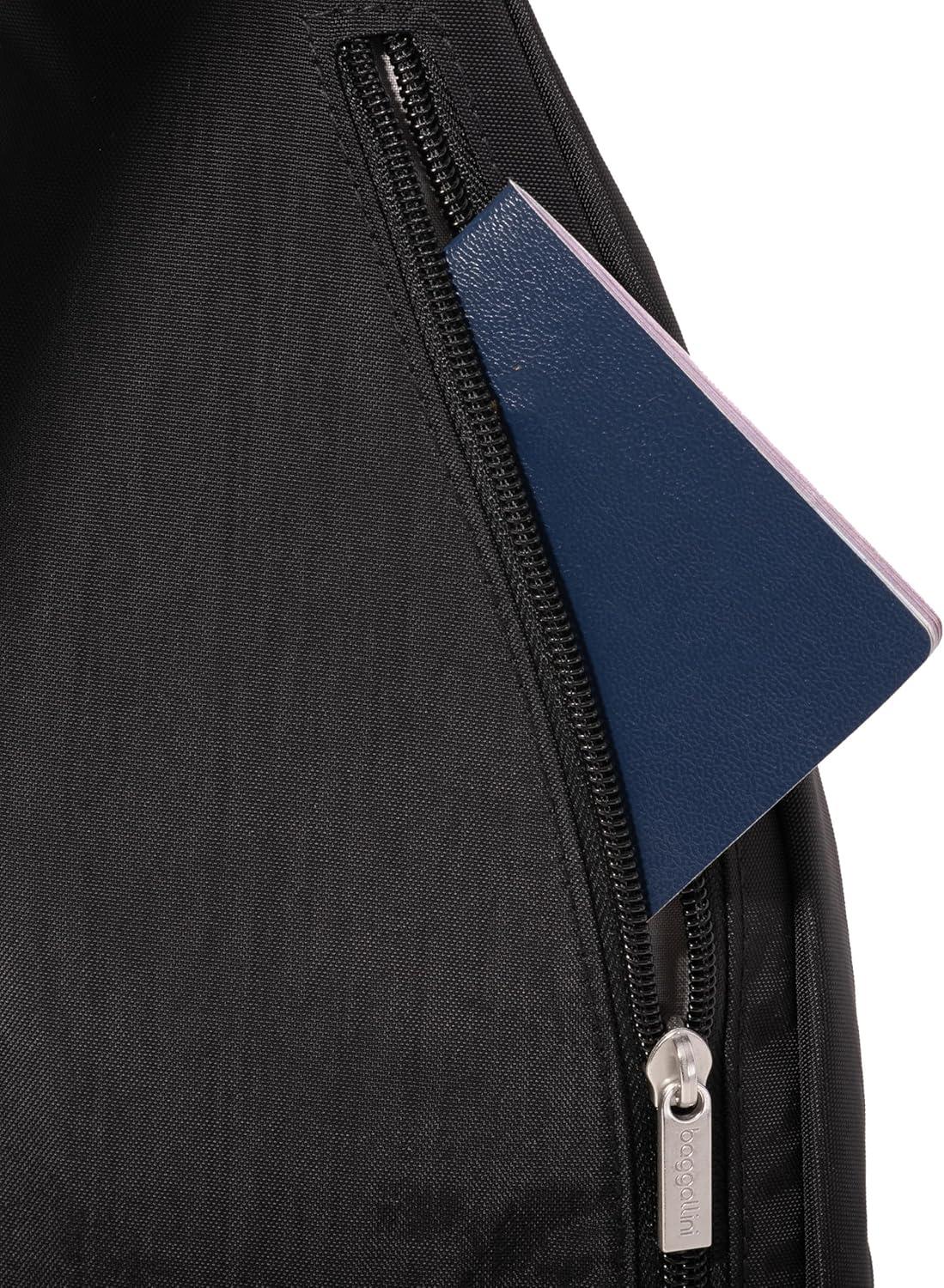 imageBaggallini Daily Lightweight 126quotx75quot Sling Crossbody Bag with Convertible Adjustable Shoulder StrapBlack