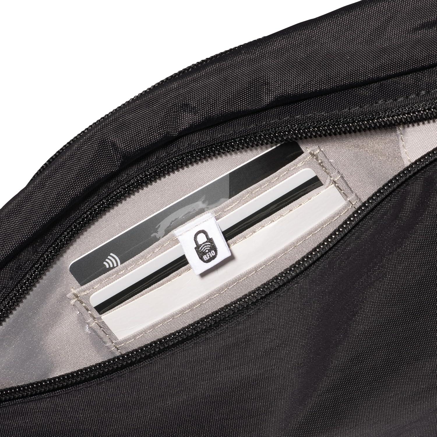 imageBaggallini Daily Lightweight 126quotx75quot Sling Crossbody Bag with Convertible Adjustable Shoulder StrapBlack