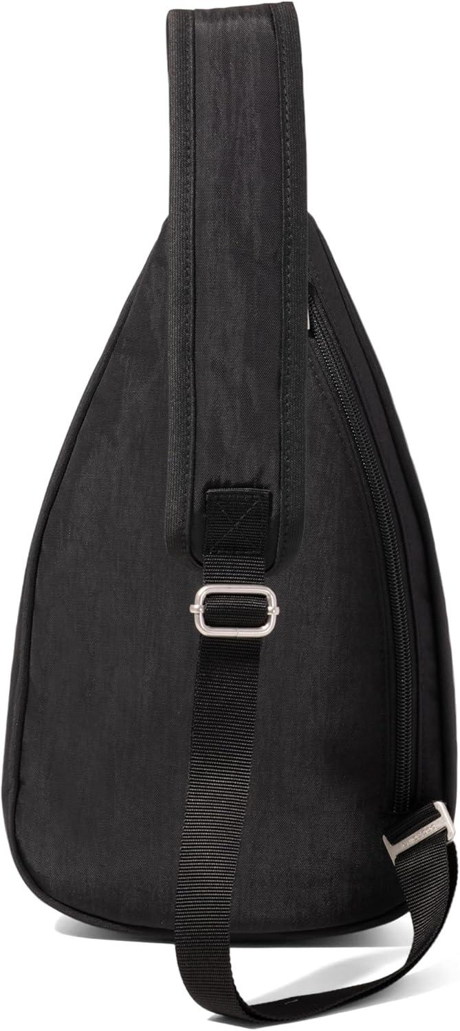 imageBaggallini Daily Lightweight 126quotx75quot Sling Crossbody Bag with Convertible Adjustable Shoulder StrapBlack