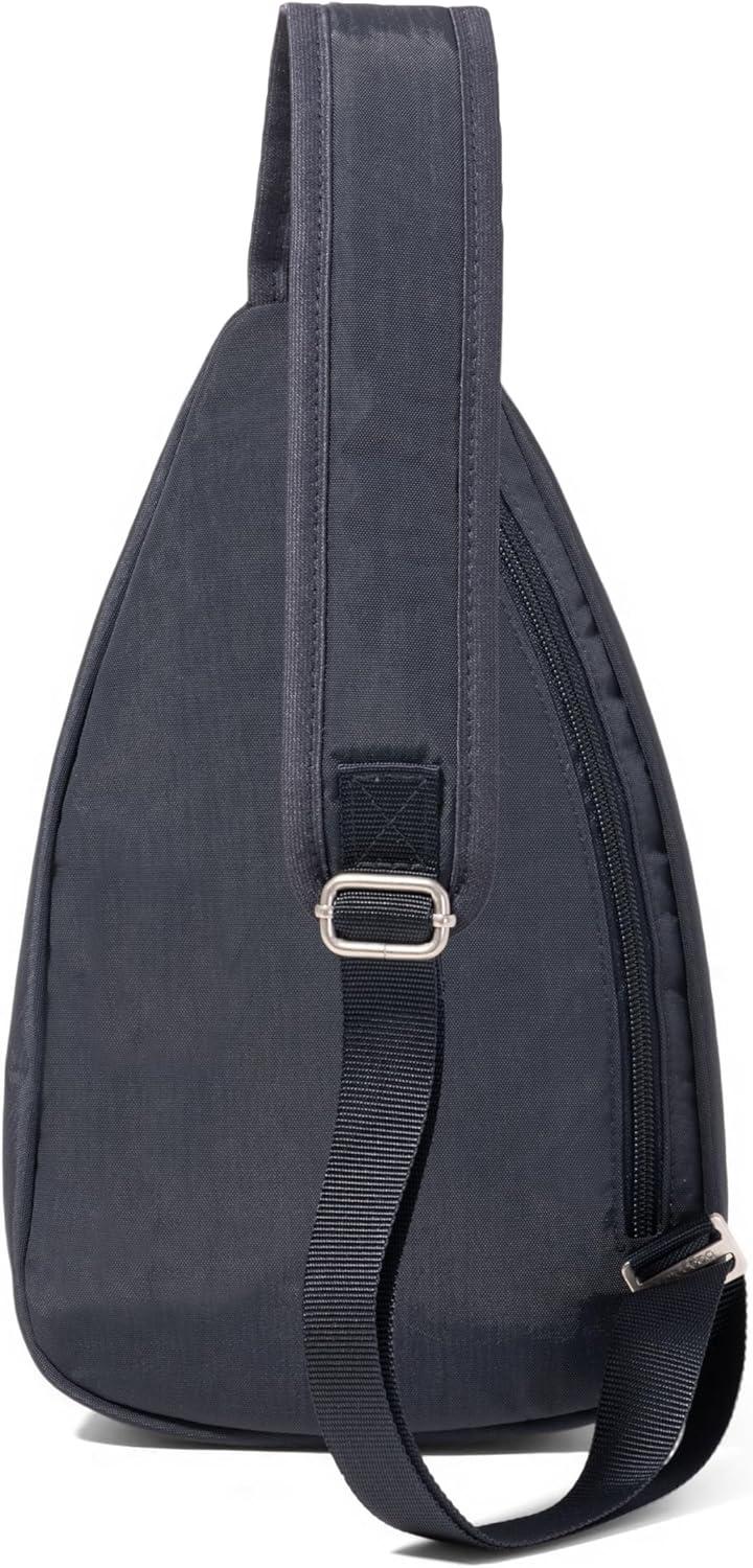 imageBaggallini Daily Lightweight 126quotx75quot Sling Crossbody Bag with Convertible Adjustable Shoulder StrapFrench Navy