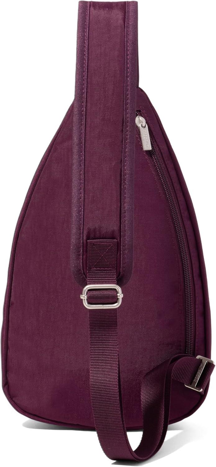 imageBaggallini Daily Lightweight 126quotx75quot Sling Crossbody Bag with Convertible Adjustable Shoulder StrapMulberry