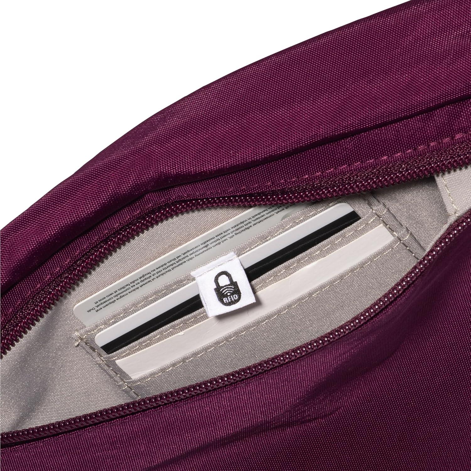 imageBaggallini Daily Lightweight 126quotx75quot Sling Crossbody Bag with Convertible Adjustable Shoulder StrapMulberry