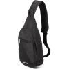imageBaggallini Daily Lightweight 126quotx75quot Sling Crossbody Bag with Convertible Adjustable Shoulder StrapBlack