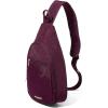 imageBaggallini Daily Lightweight 126quotx75quot Sling Crossbody Bag with Convertible Adjustable Shoulder StrapMulberry