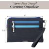 imageBaggallini RFID Currency Organizer Wristlet  Lightweight 8quotx55quot RFID Protected Womens Wallet Card Holder