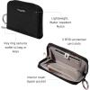 imageBaggallini Womens Deluxe CaseLightweight 55quotx33quot RFID Protected Wallet Card HolderBlack Cheetah Emboss