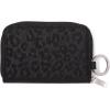 imageBaggallini Womens Deluxe CaseLightweight 55quotx33quot RFID Protected Wallet Card HolderBlack Cheetah Emboss
