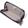 imageBaggallini Womens Deluxe CaseLightweight 55quotx33quot RFID Protected Wallet Card HolderFrench Navy