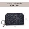 imageBaggallini Womens Deluxe CaseLightweight 55quotx33quot RFID Protected Wallet Card HolderMidnight Blossom Print
