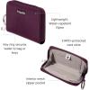 imageBaggallini Womens Deluxe CaseLightweight 55quotx33quot RFID Protected Wallet Card HolderMulberry