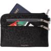 imageBaggallini Currency Organizer WristletLightweight 8quotx55quot RFID Protected Womens Wallet Card HolderBlack Cheetah Emboss