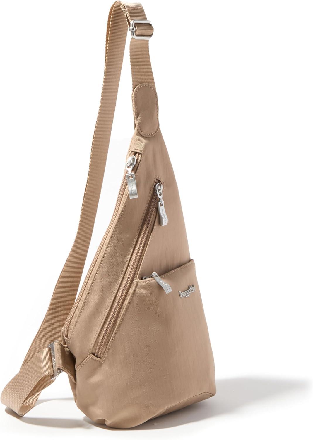 imageBaggallini Mini Sling  12x7 Sling Crossbody Bag Backpack with Adjustable Shoulder StrapBeach