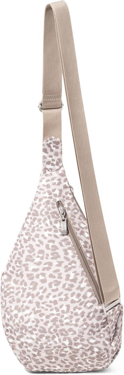 imageBaggallini Mini Sling  12x7 Sling Crossbody Bag Backpack with Adjustable Shoulder StrapMocha Cheetah Print