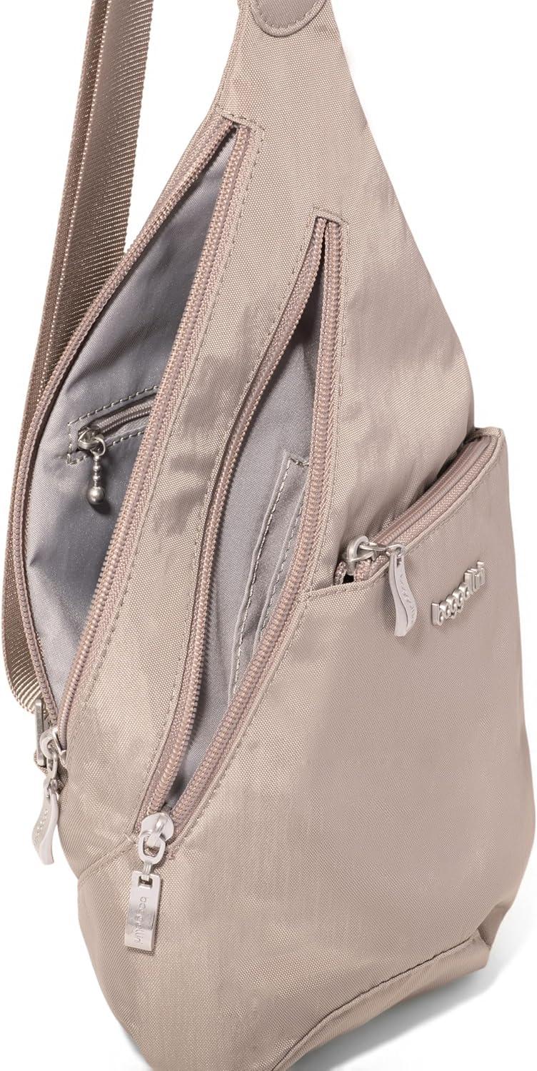 imageBaggallini Mini Sling  12x7 Sling Crossbody Bag Backpack with Adjustable Shoulder StrapMoonrock