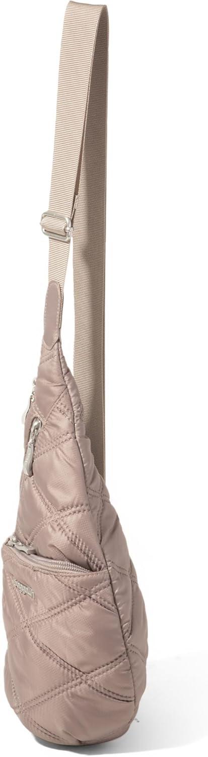 imageBaggallini Mini Sling  12x7 Sling Crossbody Bag Backpack with Adjustable Shoulder StrapMoonrock Quilt