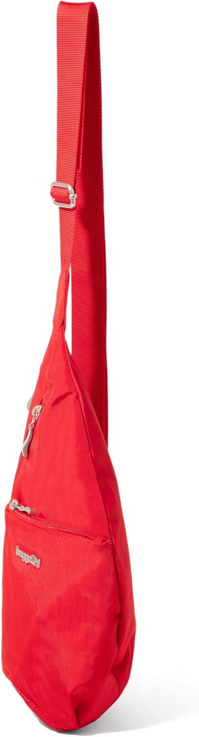 imageBaggallini Mini Sling  12x7 Sling Crossbody Bag Backpack with Adjustable Shoulder StrapScarlet Red