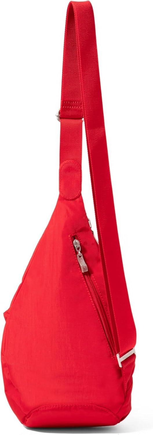 imageBaggallini Mini Sling  12x7 Sling Crossbody Bag Backpack with Adjustable Shoulder StrapScarlet Red