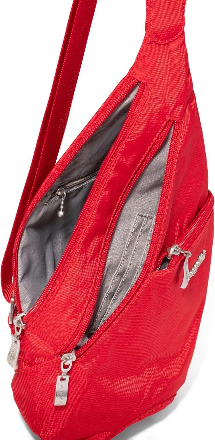 imageBaggallini Mini Sling  12x7 Sling Crossbody Bag Backpack with Adjustable Shoulder StrapScarlet Red