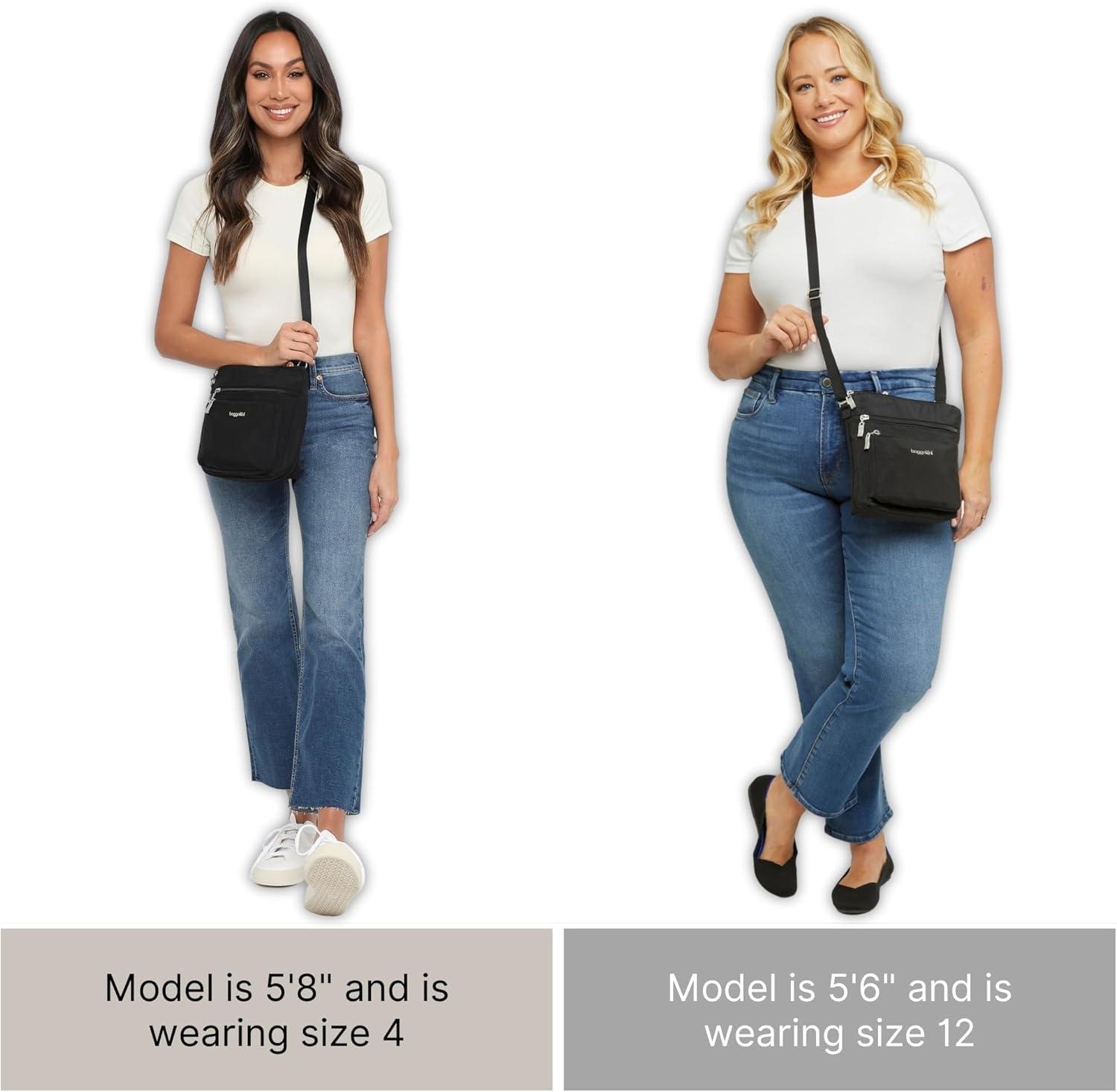 imageBaggallini Pocket Crossbody Bags for Women 8x8 Small Lightweight Durable Waterresistant Travel Purse WRfidBeach