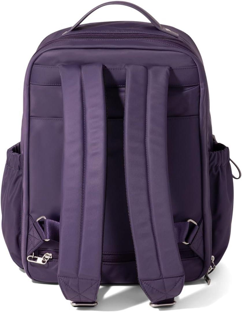 imageBaggallini Tribeca Expandable Laptop Backpack  15quotx11quot Lightweight Work Travel Bag wLuggage Sleeve ampamp RFIDDeep Grape Twill
