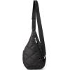 imageBaggallini Mini Sling  12x7 Sling Crossbody Bag Backpack with Adjustable Shoulder StrapBlack Quilt