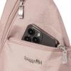imageBaggallini Mini Sling  12x7 Sling Crossbody Bag Backpack with Adjustable Shoulder StrapBlush Shimmer
