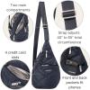 imageBaggallini Mini Sling  12x7 Sling Crossbody Bag Backpack with Adjustable Shoulder StrapFrench Navy Quilt
